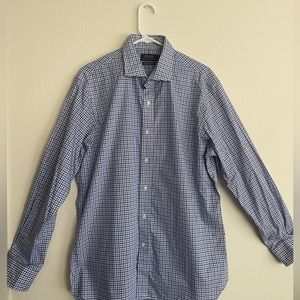 Ralph Lauren Dress Shirt(Blue/White)
